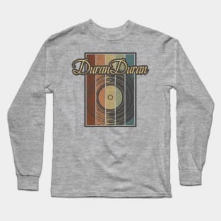 Duran Duran Vynil Silhouette Long Sleeve T-Shirt